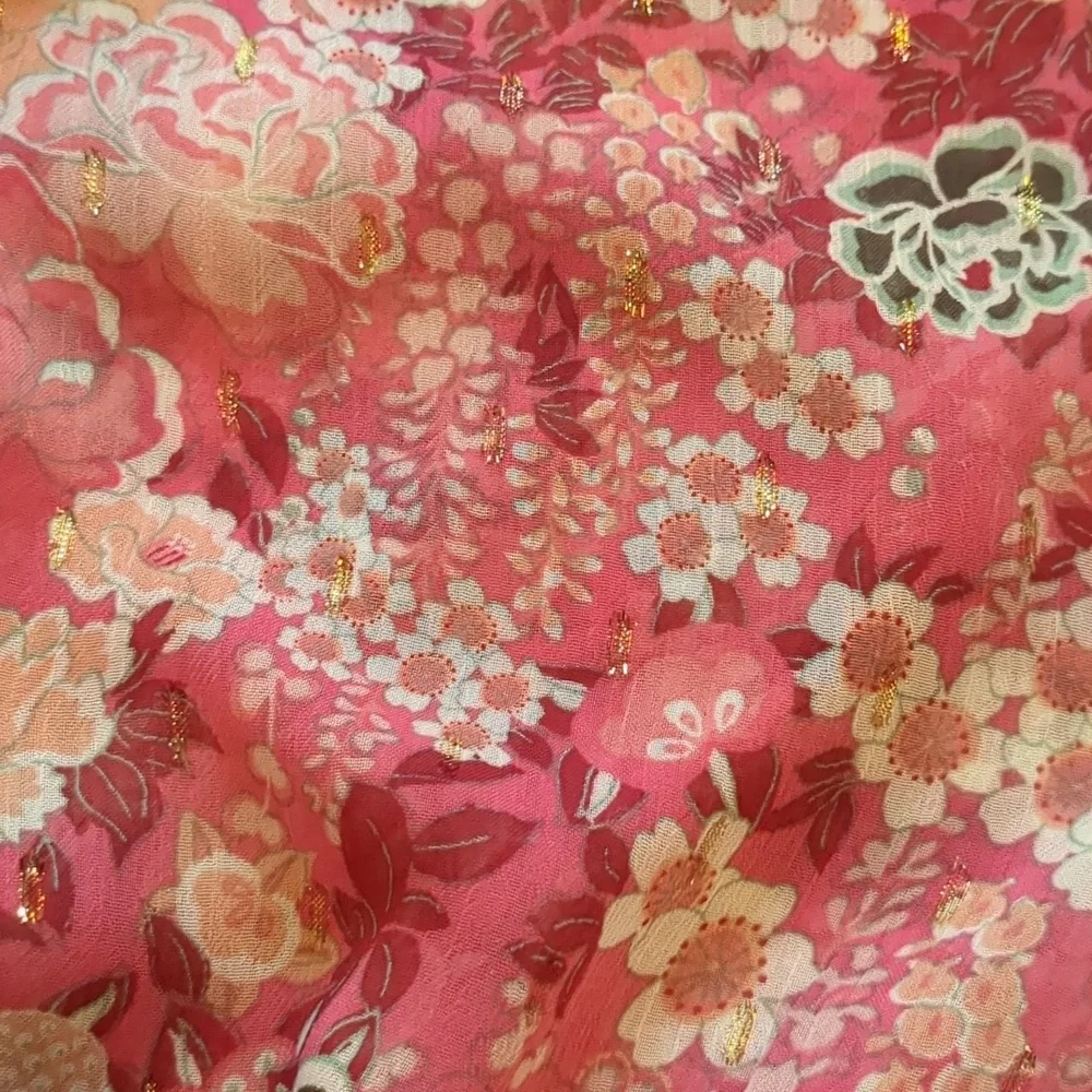 Rachel Zoe Pink Floral Crop Top - Picture 7 of 9